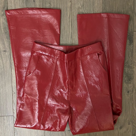 Princess Polly Pants & Jumpsuits Princess Polly Madi Red Flare